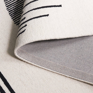 Safavieh Rodeo Drive 5' X 8' Ivory/Black Area Rug - Luxurious Hand-tufted Wool & Cotton For Cozy Elegance Ivory ,Black 80% Wool & 20% Cotton Rd680z-5