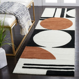 Safavieh Rodeo Drive 856 Hand Tufted Contemporary Rug IIX Ivory / Black RD856A-28