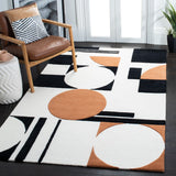 Safavieh Rodeo Drive 856 Hand Tufted Contemporary Rug IIX Ivory / Black RD856A-5