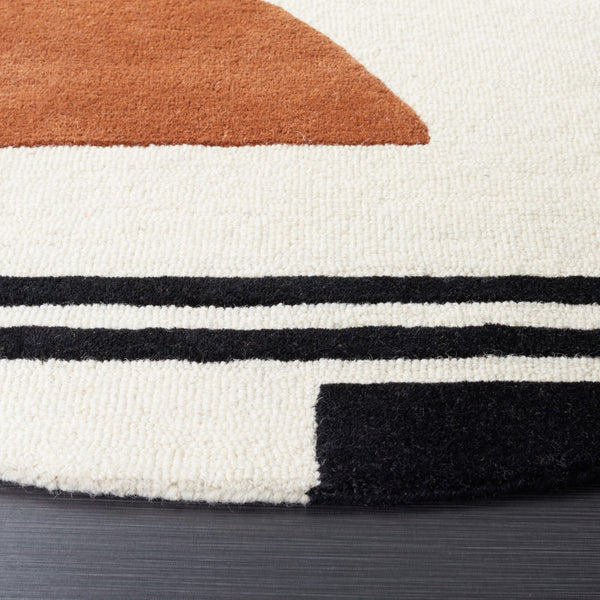 Safavieh Rodeo Drive 856 Hand Tufted Contemporary Rug IIX Ivory / Black RD856A-6R