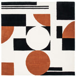 Safavieh Rodeo Drive 856 Hand Tufted Contemporary Rug IIX Ivory / Black RD856A-6SQ