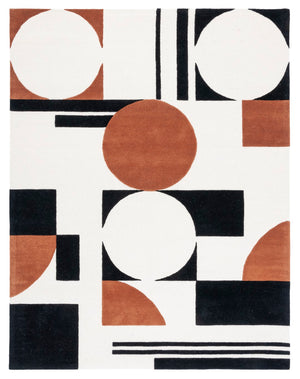 Safavieh Rodeo Drive 856 Hand Tufted Contemporary Rug IIX Ivory / Black RD856A-8