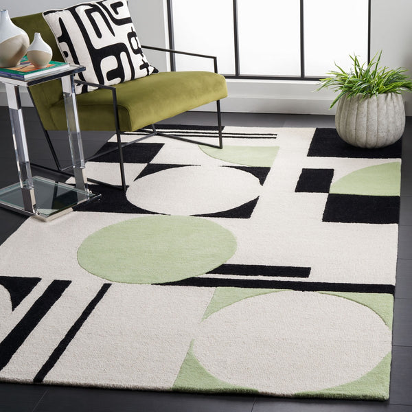 Rodeo Drive Hand Tufted Wool Cotton Rug - Luxurious Contemporary Design for Elegant Interiors