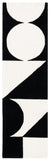 Safavieh Rodeo Drive 857 Hand Tufted Contemporary Rug IIX Ivory / Black RD857A-28