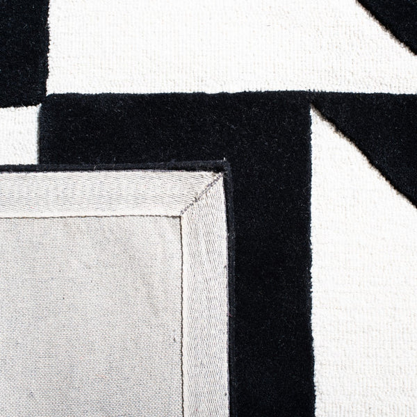 Safavieh Rodeo Drive 857 Hand Tufted Contemporary Rug IIX Ivory / Black RD857A-5