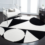 Safavieh Rodeo Drive 857 Hand Tufted Contemporary Rug IIX Ivory / Black RD857A-6
