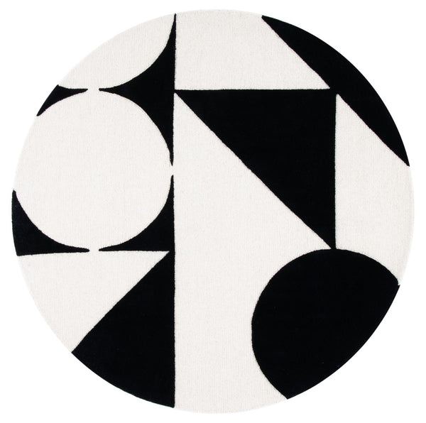 Safavieh Rodeo Drive 857 Hand Tufted Contemporary Rug IIX Ivory / Black RD857A-6