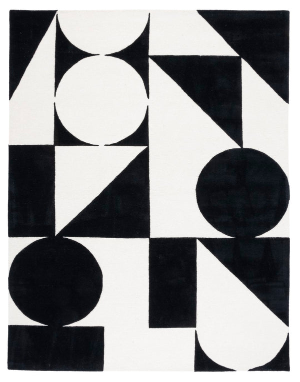Safavieh Rodeo Drive 857 Hand Tufted Contemporary Rug IIX Ivory / Black RD857A-8
