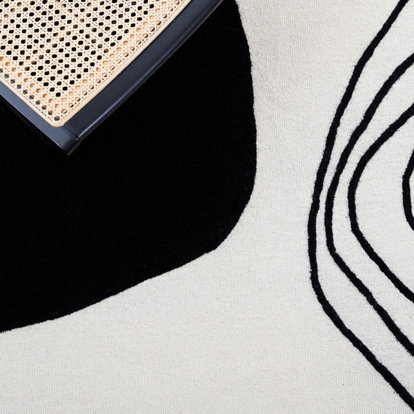 Rodeo Drive Hand Tufted Wool Cotton Contemporary Rug - Luxurious Design for Modern Homes