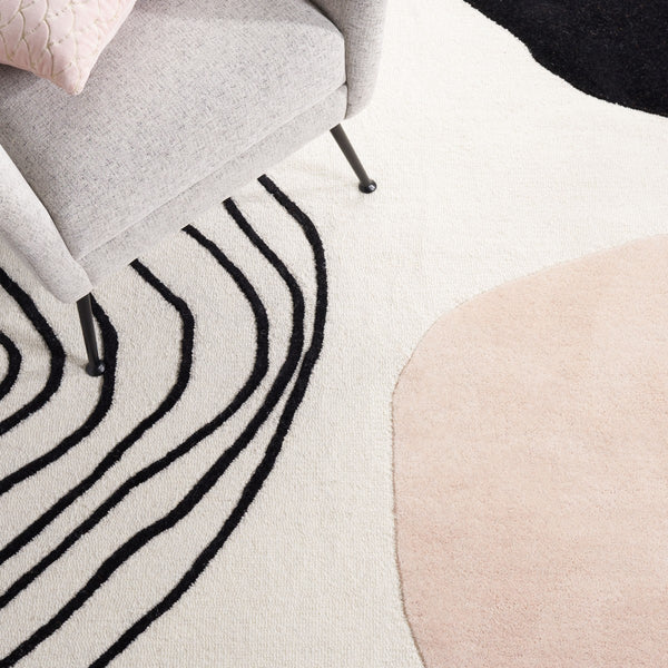 Rodeo Drive Hand Tufted Wool Cotton Contemporary Rug - Luxurious Design for Modern Homes