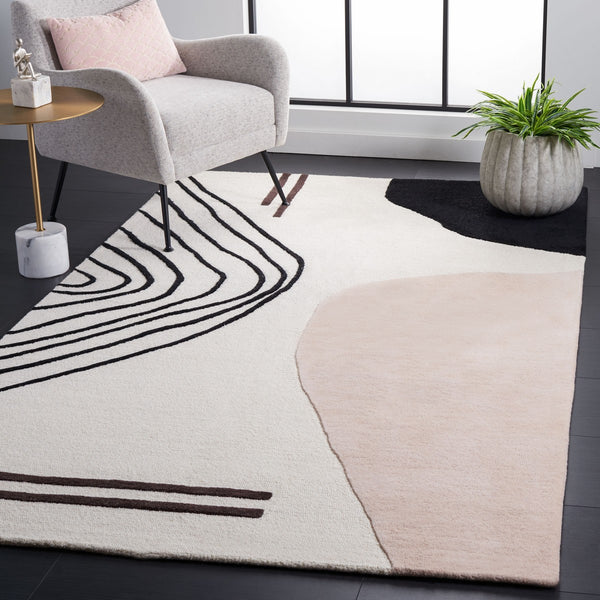 Rodeo Drive Hand Tufted Wool Cotton Contemporary Rug - Luxurious Design for Modern Homes
