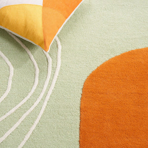 Rodeo Drive Hand Tufted Wool Cotton Contemporary Rug - Luxurious Design for Modern Homes