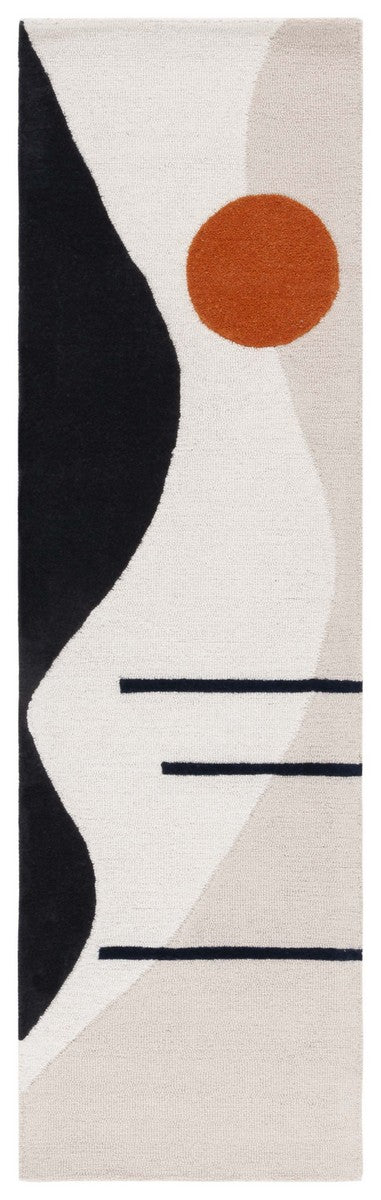 Rodeo Drive 883 Hand Tufted Contemporary Wool Cotton Rug with Latex Backing for Modern Spaces