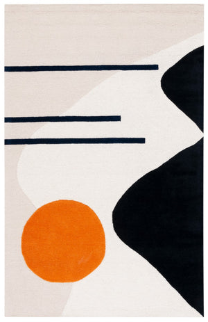 Rodeo Drive 883 Hand Tufted Contemporary Wool Cotton Rug with Latex Backing for Modern Spaces