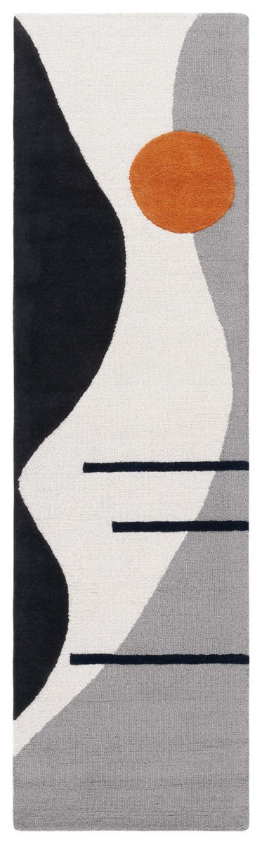 Rodeo Drive 883 Hand Tufted Contemporary Wool Cotton Rug with Latex Backing for Modern Spaces