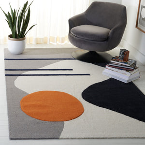 Rodeo Drive 883 Hand Tufted Contemporary Wool Cotton Rug with Latex Backing for Modern Spaces