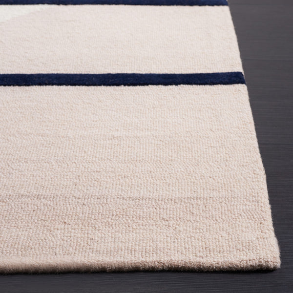 Rodeo Drive 883 Hand Tufted Contemporary Wool Cotton Rug with Latex Backing for Modern Spaces