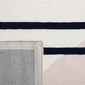 Rodeo Drive 883 Hand Tufted Contemporary Wool Cotton Rug with Latex Backing for Modern Spaces