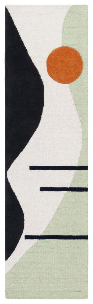 Rodeo Drive 883 Hand Tufted Contemporary Wool Cotton Rug with Latex Backing for Modern Spaces