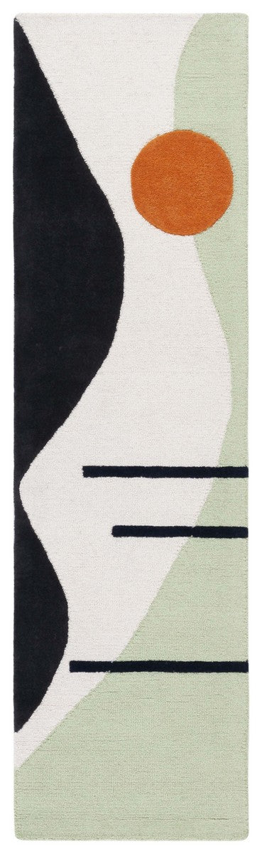 Rodeo Drive 883 Hand Tufted Contemporary Wool Cotton Rug with Latex Backing for Modern Spaces