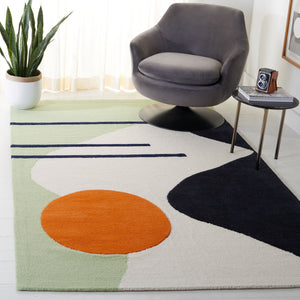 Rodeo Drive 883 Hand Tufted Contemporary Wool Cotton Rug with Latex Backing for Modern Spaces
