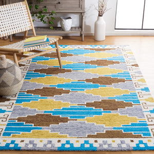 Rodeo Drive 913 Hand Tufted Area Rug - Luxurious 80% Wool Blend for Elegant Home Décor Upgrade