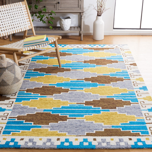 Rodeo Drive 913 Hand Tufted Area Rug - Luxurious 80% Wool Blend for Elegant Home Décor Upgrade