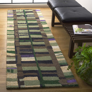 Safavieh Rodeo Exquisite Hand-tufted Area Rug In Rich Green And Purple For Stylish Home Décor Enhancement Green ,Purple Polyester Pile Rd976y-28