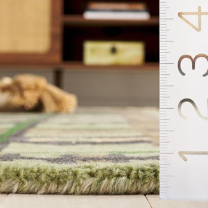 Safavieh Rodeo Exquisite Hand-tufted Area Rug In Rich Green And Purple For Stylish Home Décor Enhancement Green ,Purple Polyester Pile Rd976y-28