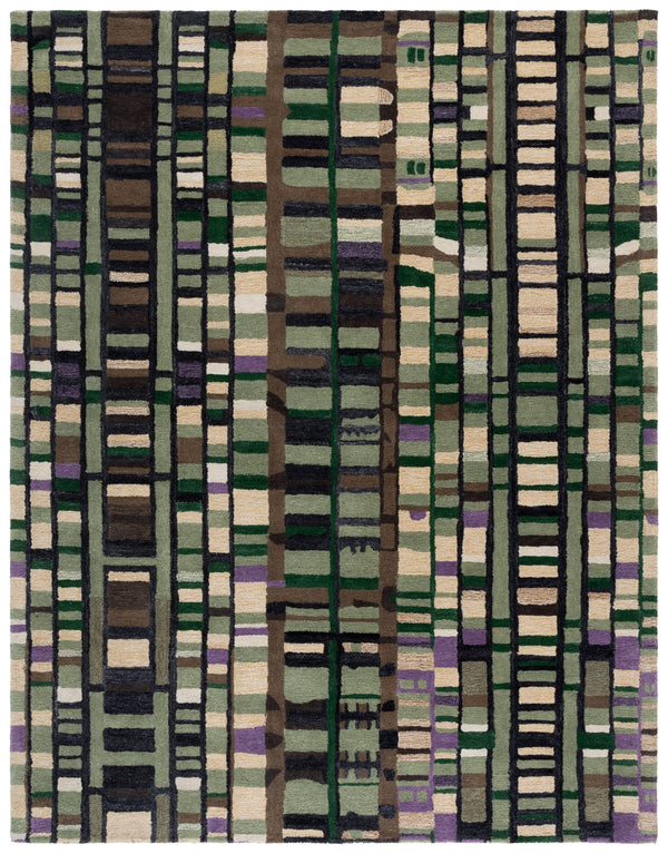 Safavieh Rodeo Exquisite Hand-tufted Area Rug In Rich Green And Purple For Stylish Home Décor Enhancement Green ,Purple Polyester Pile Rd976y-28