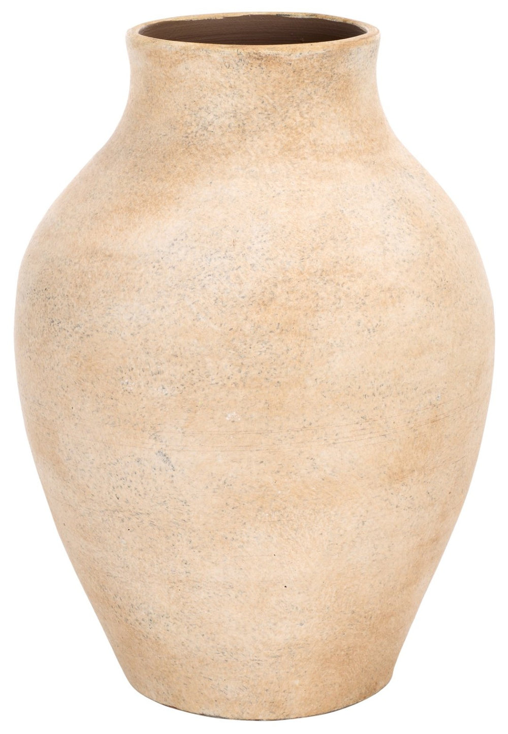 Safavieh MESA, 14.25" Handcrafted Stoneware Vase in Natural/Grey - Elevate Your Home Decor with Style RDC1211A