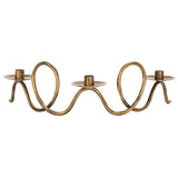 Safavieh Cian Rope Candleholder Centerpiece RDC2501A Brass