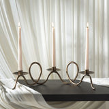 Safavieh Cian Rope Candleholder Centerpiece RDC2501A Brass