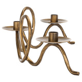 Safavieh Cian Rope Candleholder Centerpiece RDC2501A Brass