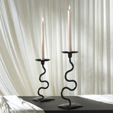 Safavieh Nisi Candleholder Set Of 2 RDC2502A-SET2 Black