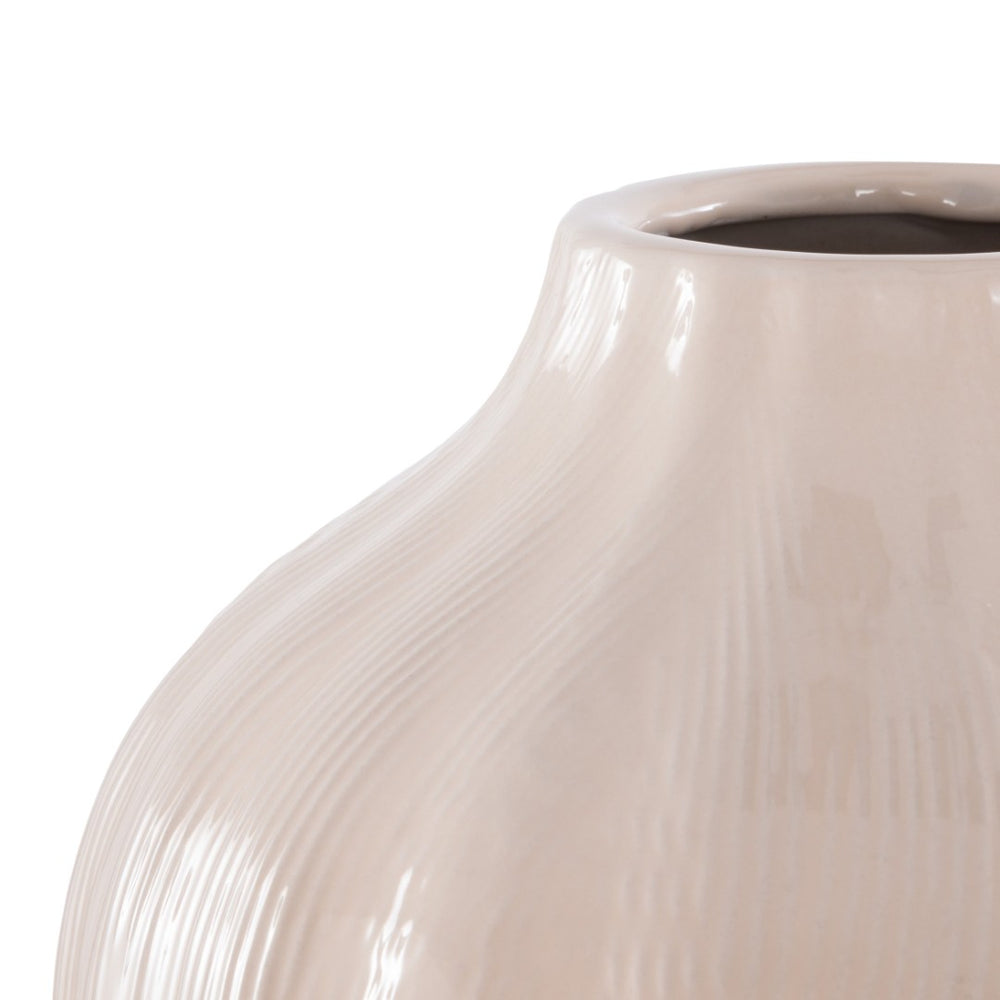 Safavieh JOSS, Elegant Ivory Ceramic Vase Set of 3 - Sculptural Home Decor for Stylish Displays & Arrangements RDC4002A-SET3