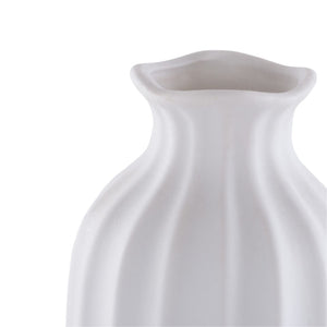 Safavieh ILSA, Elegant White Ceramic Vase Set of 2 - Sculptural Home Decor for Fresh Flowers & Stylish Accents RDC4010A-SET2