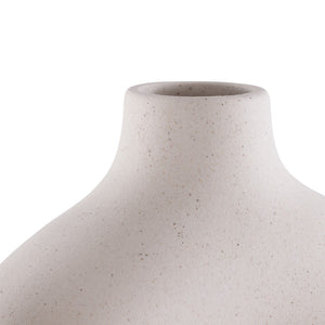 Safavieh AVZA, Sculptural Beige Ceramic Vase Set of 2 - Modern Home Décor for Fresh Flowers and Accents RDC4017A-SET2