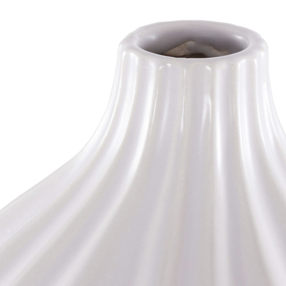 Safavieh CLEA, Sculptural Ivory Ceramic Vase Set of 3 - Bold, Textured Accent for Modern Home Decor! RDC4018A-SET3