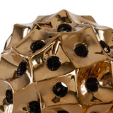 Safavieh Ovis, Gold, Ceramic, Table Decor Set Of 2 - Set of 2 XII23 Gold Ceramic RDC4019B-SET2