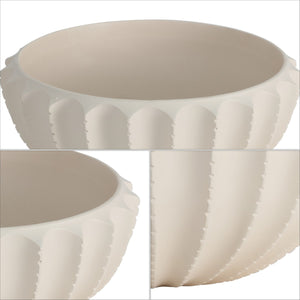 Safavieh Atzaro 5" Scalloped Resin Bowl RDC4033A Cream