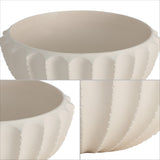 Safavieh Atzaro 5" Scalloped Resin Bowl RDC4033A Cream