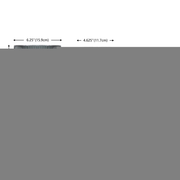 Safavieh Zinc, Elegant Blue-grey Fluted Glass Vase Set Of 3 - Perfect For Floral Arrangements & Decor Blue Grey Glass Rdc4034a-set3