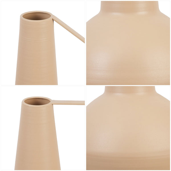 Safavieh Rafe, Beige Iron Vase Set Of 2 - Modern Metal Decor For Living Room, Entryway & Stylish Centerpieces Beige Metal (100%Iron) Rdc4049a-set2