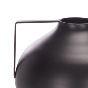 Safavieh LUCA, Modern Black Iron Vase Set of 2 - Industrial Elegance for Dried Floral Arrangements & Decor RDC4050A-SET2