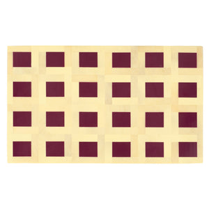 Safavieh Sati, Stylish Muted Yellow/Burgundy Decorative Box Set Of 2 For Elegant Home Storage Solutions Assorted ,Multi Resin+Mdf Rdc5005a-set2