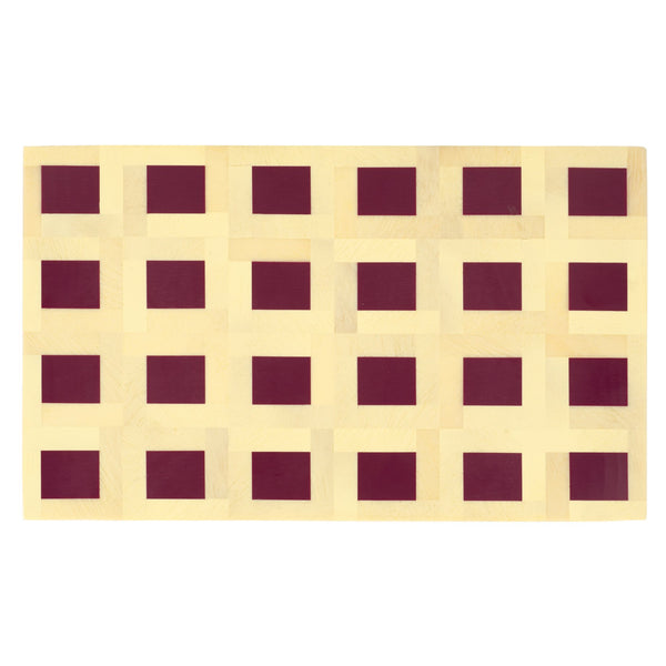 Safavieh Sati, Stylish Muted Yellow/Burgundy Decorative Box Set Of 2 For Elegant Home Storage Solutions Assorted ,Multi Resin+Mdf Rdc5005a-set2