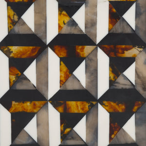 Safavieh Ani, Elegant Decorative Box Set Of 2 In Ivory/Brown - Versatile Storage With Striking Pattern Ivory ,Brown Resin+Mdf Rdc5006a-set2