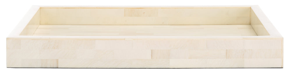 Safavieh Sabi, Elegant Antique Ivory Faux Bone Tray – Stylish Rectangular Design For Home Decor & Organization Antique Ivory ,Faux Bone Resin+Mdf Rdc5009a