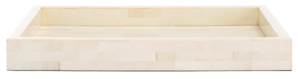 Safavieh Sabi, Elegant Antique Ivory Faux Bone Tray – Stylish Rectangular Design For Home Decor & Organization Antique Ivory ,Faux Bone Resin+Mdf Rdc5009a
